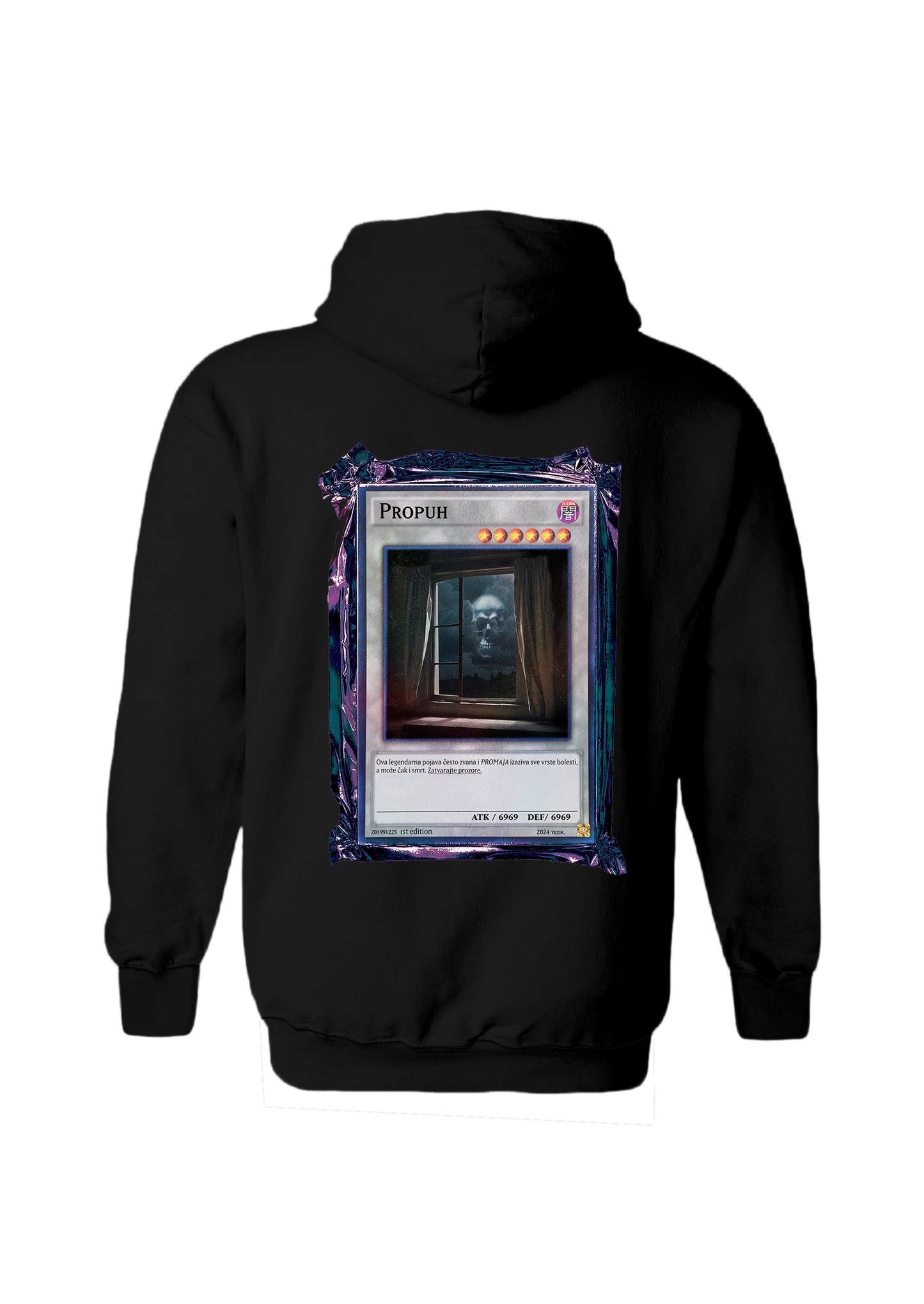 Propuh Crna Hoodie