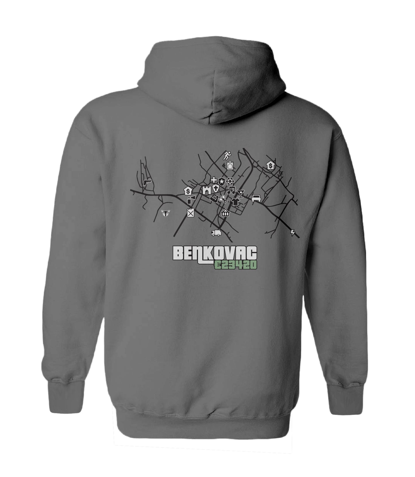 GTA Gradovi Siva Hoodie