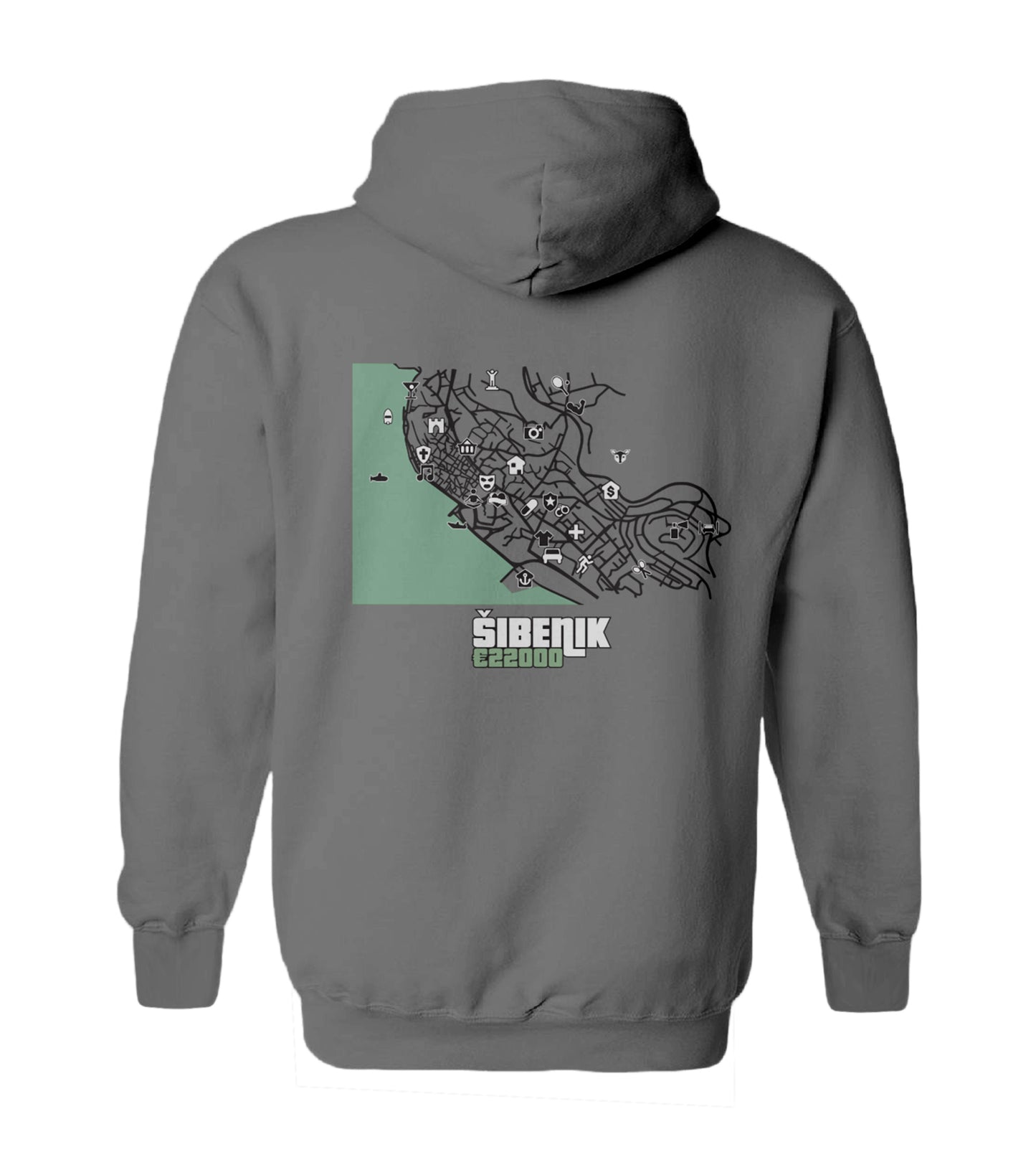 GTA Gradovi Siva Hoodie
