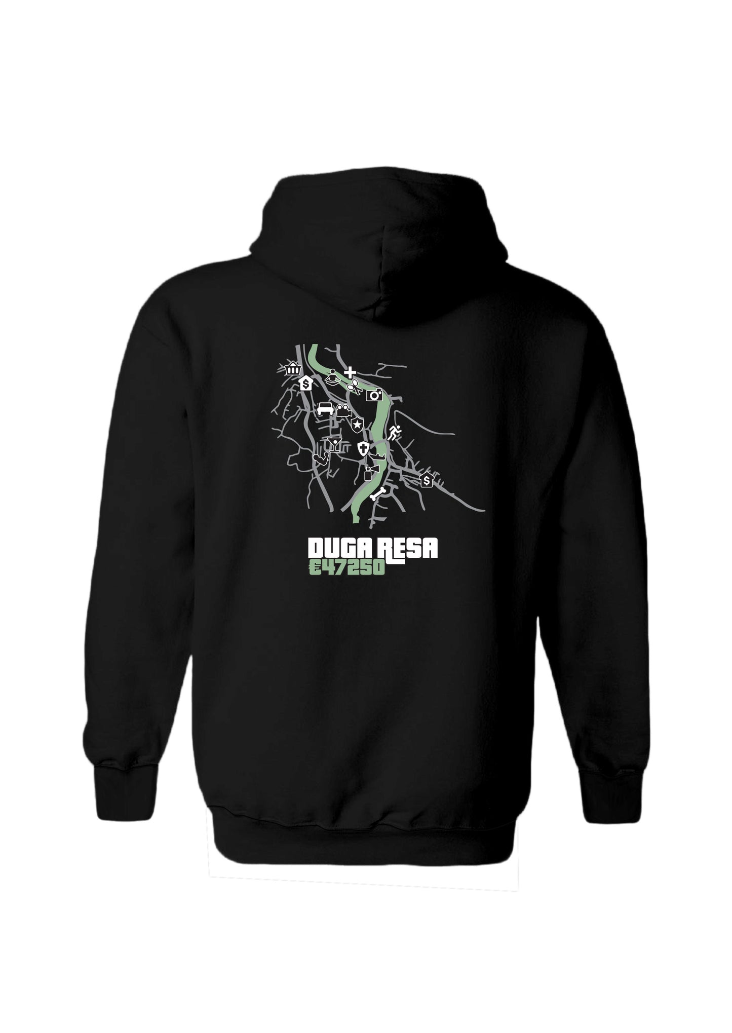 GTA Gradovi Crna Hoodie
