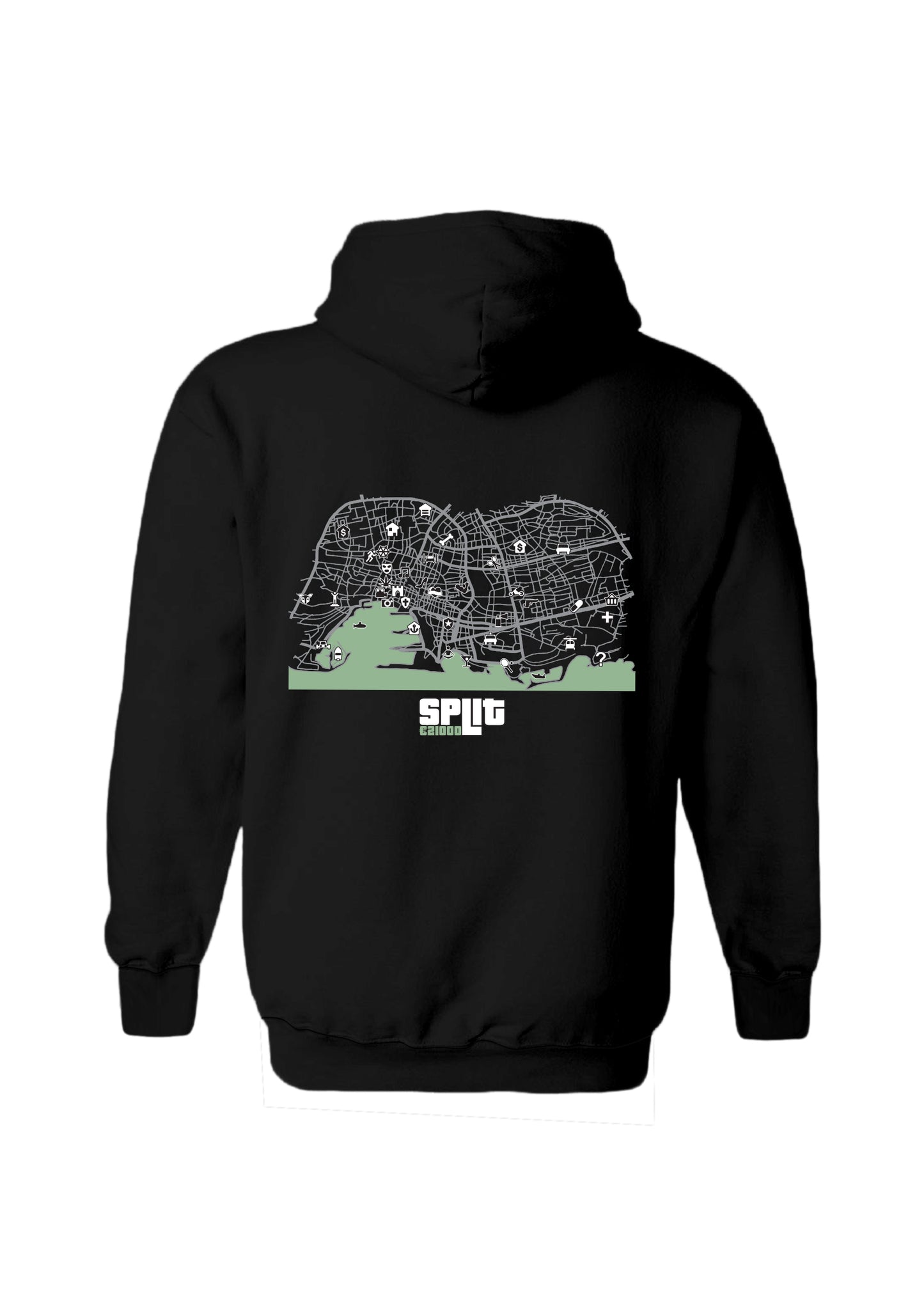 GTA Gradovi Crna Hoodie