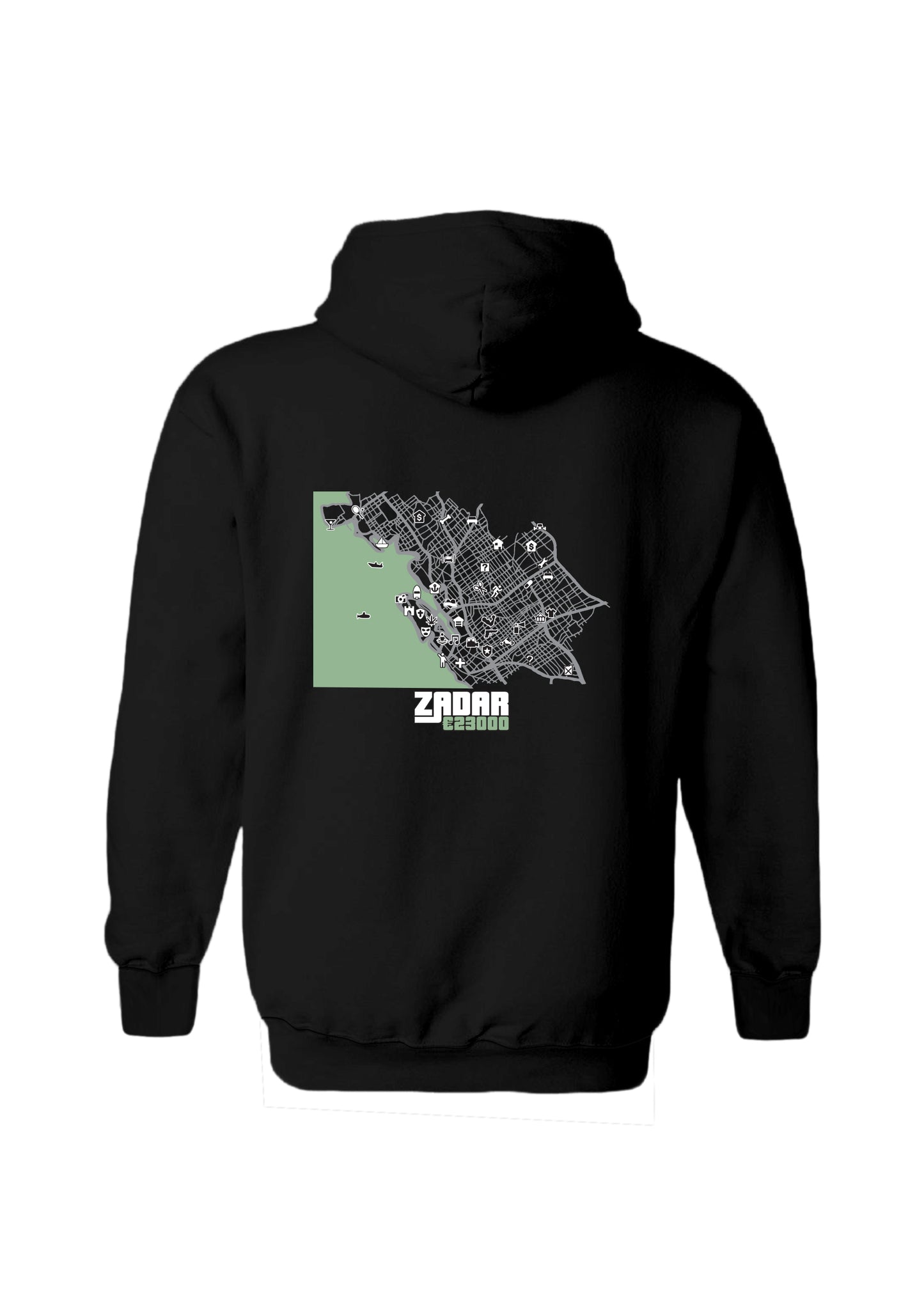GTA Gradovi Crna Hoodie