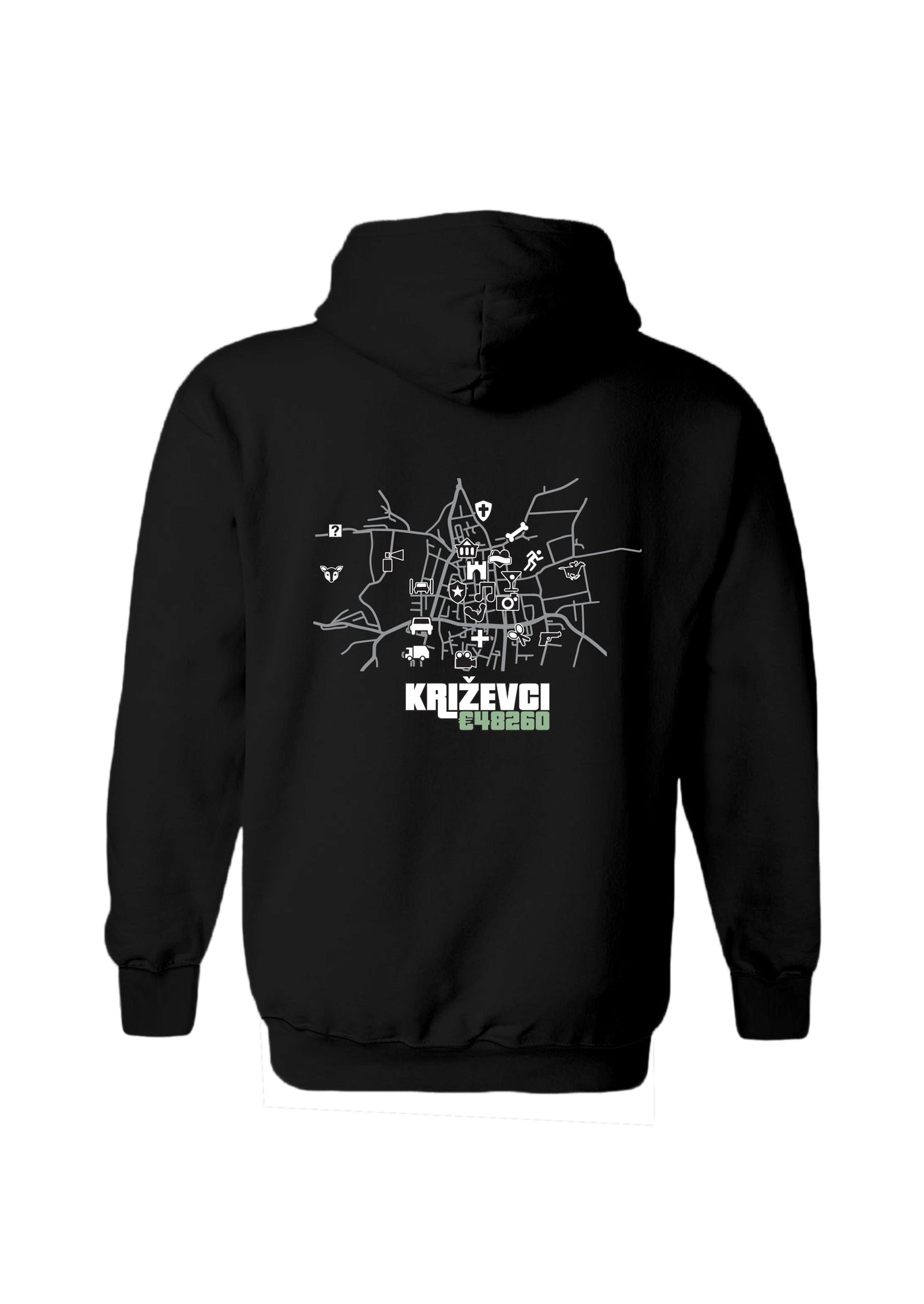 GTA Gradovi Crna Hoodie