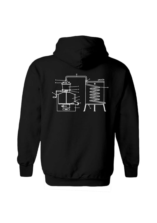 Balkan Original "Destilat" Crna Hoodie
