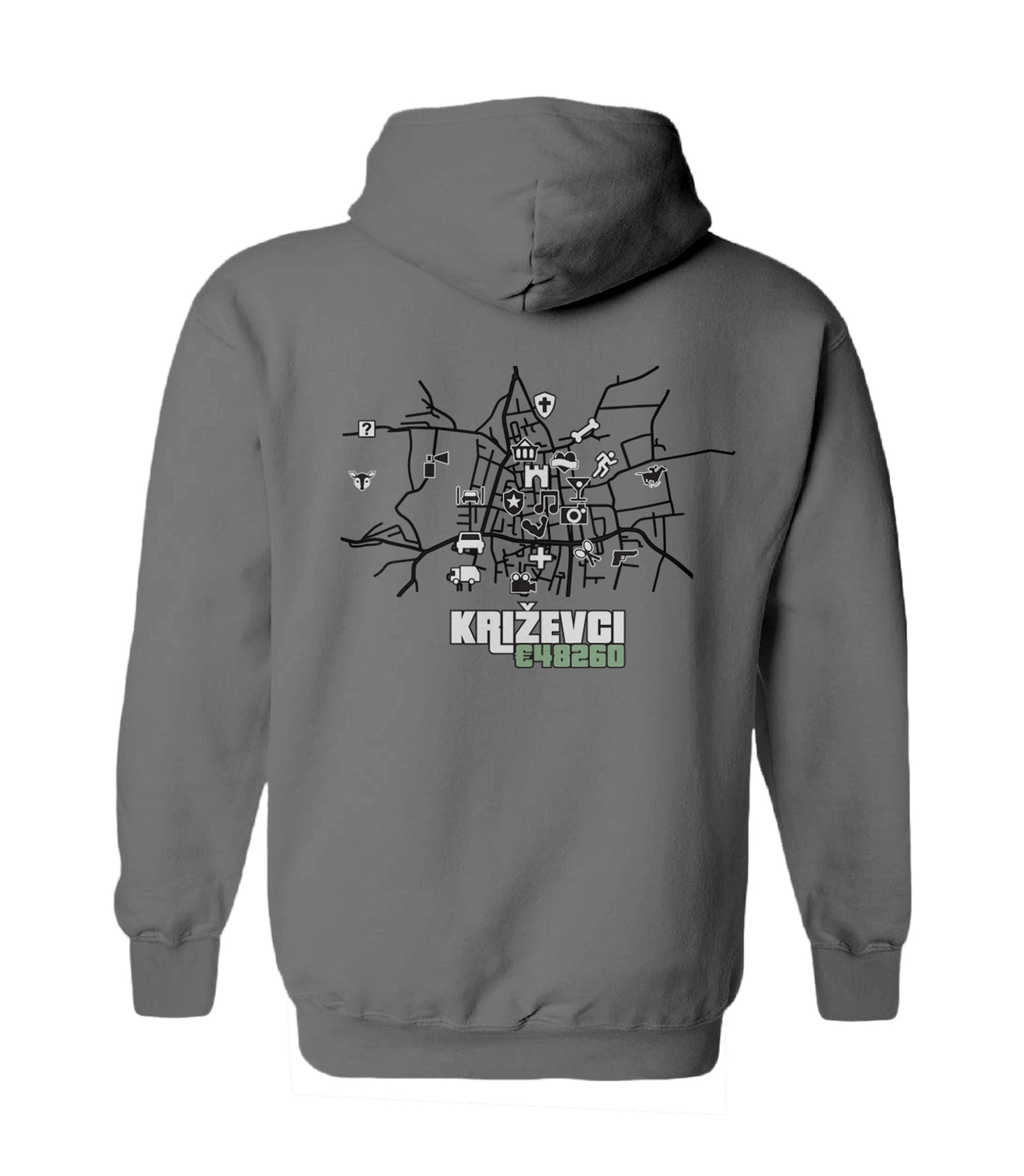 GTA Gradovi Siva Hoodie