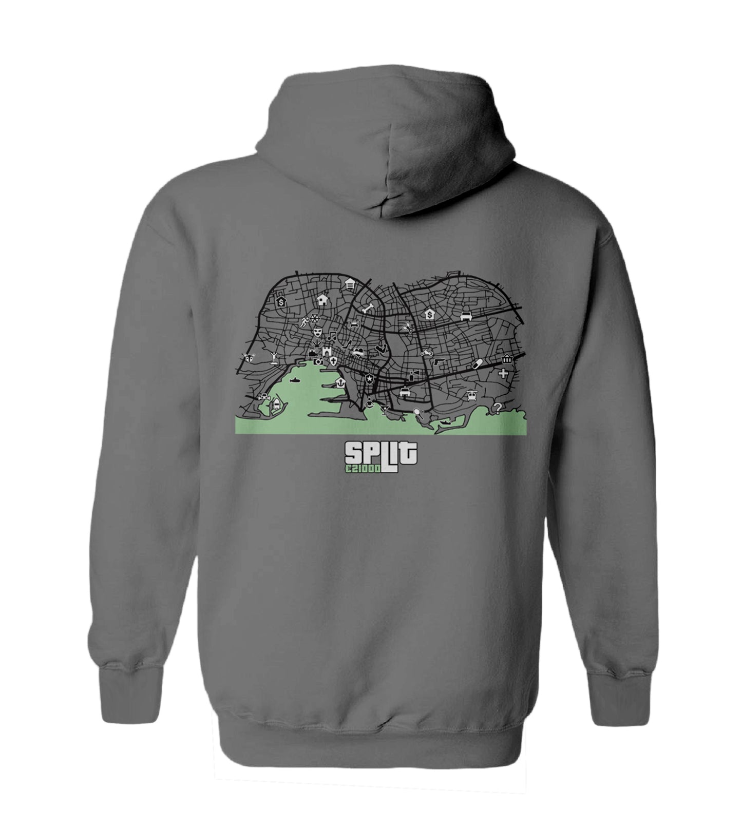 GTA Gradovi Siva Hoodie